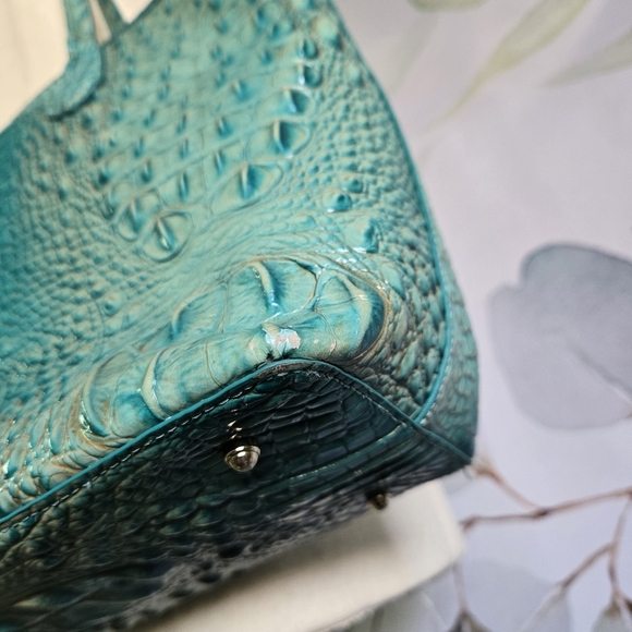 BRAHMIN | Medium Julian - Turquoise Melbourne Q69 151 - Picture 6 of 13